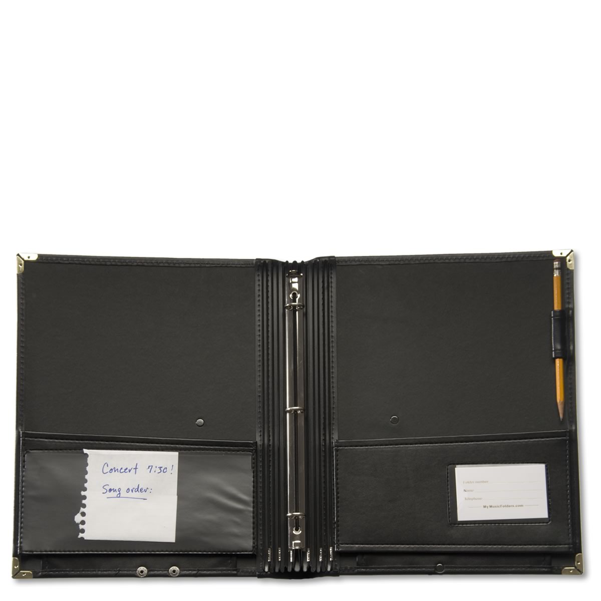 Ipad holder functionality for maestro folder
